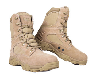 Botas Tácticas de Desierto y Selva TSB45, Impermeables y Transpirables, de Gamuza Genuina Color Marrón Claro Arena, Tallas 38 a 44 - Product Image 2