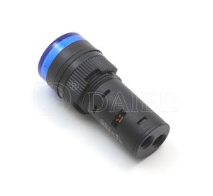 16mm ha condotto la lampada luminosa pilota di plastica rosso verde giallo blu colori bianchi con <span class=keywords><strong>2</strong></span> condensatore e terminale a vite - Product Image 4