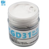 GD31 2 Buah Berat Bersih 20 Gram Putih 1.0W Pasta Lem Penghantar Panas untuk CPU GPU LED