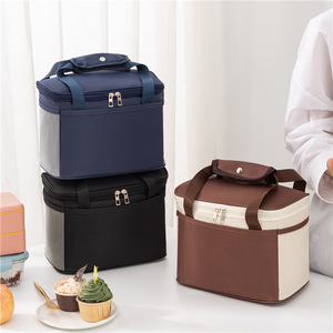 Bolsa térmica para el almuerzo con material impermeable de aluminio engrosado para trabajadores de oficina y estudiantes - Product Image 1