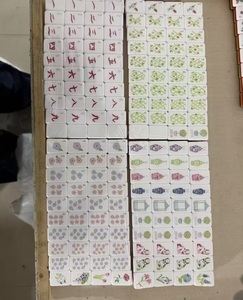 Fichas de Mahjong Americanas de Plástico de Cuatro Capas con Diseño Moderno y Lujoso Personalizado, Juego de Mesa de Entretenimiento - Product Image 6