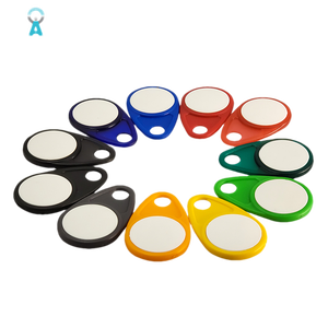 Muestras gratuitas de llaveros RFID de ABS 13.56MHz 125kHz NFC para control de acceso, etiquetas mini T5577 KF-41 GSC - Product Image 2