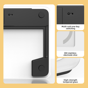 28MM di vetro <span class=keywords><strong>Smart</strong></span> casalinghi bilancia elettronica digitale da bagno per misurare il grasso a basso costo - Product Image 3