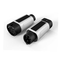 Adaptateur de charge EV Plug and Play GB/T vers SAE Type 1, contrôle intelligent par CPU, alimentation gérée par protocole, charge sans effort