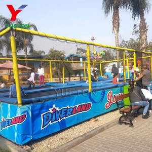 <span class=keywords><strong>Trampoline</strong></span> de saut Rectangle pour enfants, équipement de parc d'attractions en plein air, bon marché, modèle certifié CE, à vendre - Product Image 2