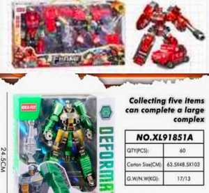 Giocattolo Robot Transformer Ria Fut Scala 1:18 Modellino Action Figure per Bambini da 8 a 13 Anni Unisex in Plastica Prodotto Finito - Product Image 3