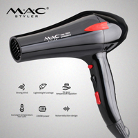 Sèche-Cheveux Professionnel MAC Styler Haute Vitesse 2000W 230-240V, Moteur AC Super Longue Durée