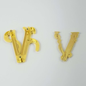 Poignée en alliage de zinc en forme de V plaquée or Chao Guanxing, pièce décorative pour meubles GX 48 - Product Image 3