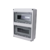 Boîte de distribution étanche IP65, boîte MCB en plastique pour extérieur, 1/2/3/4/8/12/18/24 voies, boîte de jonction électrique murale