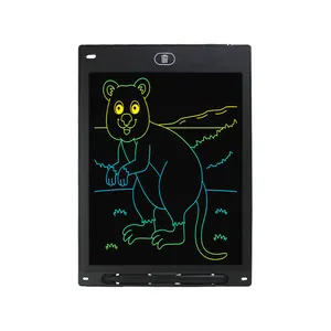 Fabrika toptan renkli ekran LCD yazma tableti 8.5/10/12 inç çocuklar dijital yazma pedi Scratch kağıt doğum günü hediyeleri