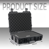 Valise rigide en polypropylène haute résistance EVEREST avec conception anti-poussière et mousse intérieure personnalisée pour appareil photo