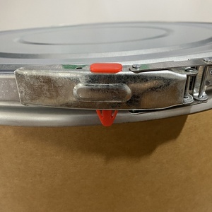 Attaches en plastique jetables rouges écologiques CH 2g pour l'emballage industriel et la fermeture des anneaux de fûts en fibre - Product Image 3