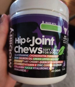 Comprimés à mâcher pour chiens à la glucosamine, à la chondroïtine, au curcuma, à l'acide hyaluronique, au MSM et à l'huile de <span class=keywords><strong>saumon</strong></span> - Product Image 3