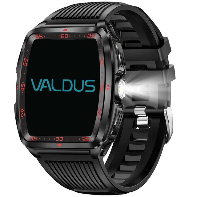 VALDUS Support Blood Pressure Blood Oxygen Monitoring 400mAh Battery Waterproof Smartwatch Music Control VD22 Smart Watch