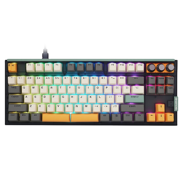 Skyloong GK87Pro Original China Wholesale Mechanical Keyboard With Switches 80% TKL Keyboard Wireless Mechanical Keyboard