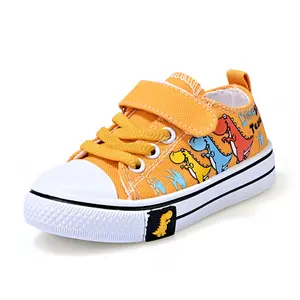 Wholesale and Comfortable Kids Walking Shoes Toddlers Children's Casual Canvas Sneakers Running Tennis Shoes for Boys Girls