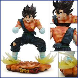 Figuras de Anime Son Goku <span class=keywords><strong>Vegetto</strong></span>, Modelo DBZ Super Saiyan GK Explosion Begit Squatting Pose, 3 Estilos, 29cm - Product Image 5