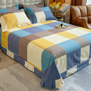 ขายตรงจากโรงงาน <span class=keywords><strong>ราคา</strong></span>ถูก <span class=keywords><strong>ผ้า</strong></span>ปูที่นอนลายทาง 100% <span class=keywords><strong>ผ้า</strong></span>ฝ้าย ดีไซน์เนอร์ พร้อมปลอกหมอน - Product Image 1