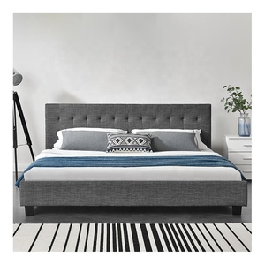 Tête de <span class=keywords><strong>lit</strong></span> <span class=keywords><strong>en</strong></span> cuir matelassé avec tissu souple, robuste et bon marché, assemblage facile, <span class=keywords><strong>cadre</strong></span> de <span class=keywords><strong>lit</strong></span> rembourré - Product Image 4
