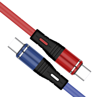 Câble de charge rapide USB C vers Type-C PD60W 100W pour téléphone portable, 1 mètre, 2 mètres