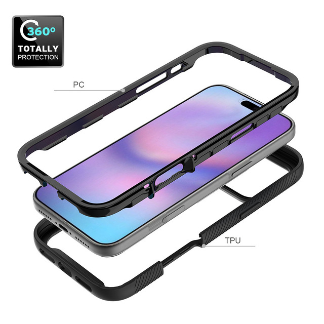Shockproof Transparent Non-Slip Mobile Phone Case Full Protection Phone Cover Phone Accessories