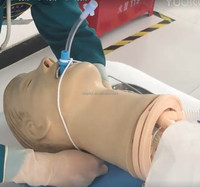 Mannequin de gestion des voies respiratoires en PVC grandeur nature pour la décompression des obstructions, la manœuvre de Sellick et le sac de réanimation multi-usage