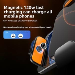 Chargeur de voiture sans fil à charge rapide 50W - <span class=keywords><strong>Support</strong></span> de téléphone de voiture à capteur infrarouge intelligent ABS+PC pour grille d'<span class=keywords><strong>a</strong></span>ération <span class=keywords><strong>Mercedes</strong></span> Benz - Product Image 5