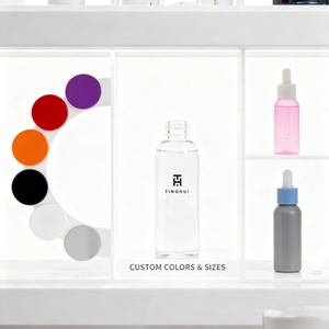 Flacon distributeur cosmétique en plastique PETG 30-80 ml avec bouchon à vis pour crème visage, sérum, lotion, et flacon compte-gouttes pour huile essentielle - Product Image 3