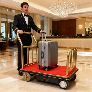 <span class=keywords><strong>Chariot</strong></span> à bagages d'hôtel / <span class=keywords><strong>Chariot</strong></span> électrique pour portier à vendre - <span class=keywords><strong>Chariot</strong></span> de portier robuste, <span class=keywords><strong>chariot</strong></span> à bagages commercial pour hôtel - Product Image 2