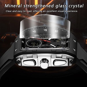 Sanda 6157 Trendy Men Electronic Sports <b>Watch</b>, <b>Waterproof</b> Luminous <b>Digital</b> Quartz Wristwatch with Alarm & Silicone Strap - Product Image 3