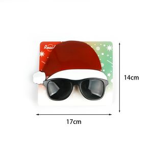 Số lượng lớn vui vẻ trang trí Giáng sinh Santa hat Kính mát kính khung cho kỳ nghỉ đạo cụ ảnh và kính mắt - Product Image 2