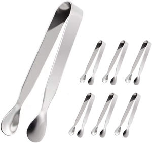 Новое поступление пользовательские красочные вечерние бар барбекю сахара мини клип хлеб пищевого льда зажим льда Tong для ведерко со льдом - Product Image 1