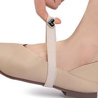 Nouveaux lacets élastiques pour enfants, sangle de chaussure sans installation, anti-dérapement du talon, boucle en forme de cœur et perle, bande de fixation pour chaussures paresseuses pour enfants