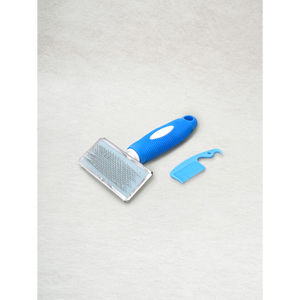 Professional <b>Pet</b> Bath <b>Brush</b> and Grooming Kit Customized Stainless Steel Slicker Comb Set for <b>Pet</b> Hair Cleaning - Product Image 1