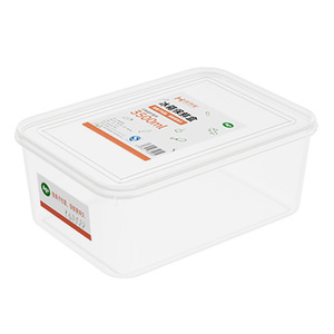 Food Storage Box 3500ml With Lid Rectangle High Transparency Food Grade Sealing Container For Refrigerator Use - Product Image 1