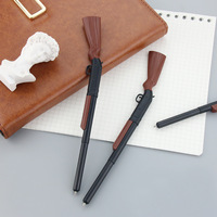 Nouveau Stylo Bille Créatif en Forme de Pistolet avec Éjection de Douilles, Idéal pour Garçons - Vente Flash