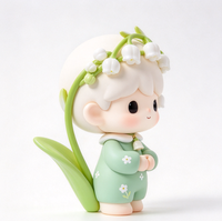 Figurine personnalisée en PVC et ABS, personnage Pissenlit, jouet mignon de dessin animé en boîte mystère, figurine d'art en vinyle personnalisée par l'usine OEM