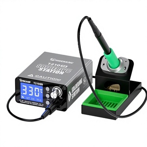 Station de soudage de bureau intelligente MECHANIC T210/A210 MAX/T210 SE avec base à double poignée, grand écran LED pour pointe de soudage C210 - Product Image 4