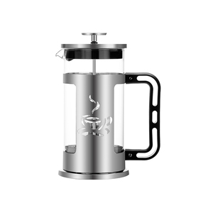 Certification FDA qualité alimentaire pas cher mé<span class=keywords><strong>tal</strong></span> café français presse fabricant logo personnalisé - Product Image 1