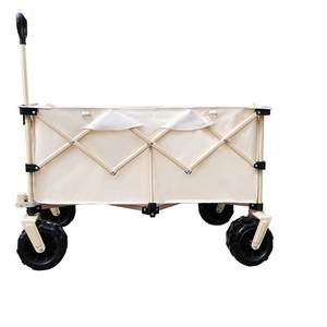 All-Terrain Foldable Four-Wheel Shopping Outdoor Garden Tool <b>Trolley</b> 200 Pound Beach & <b>Camping</b> Wagon OEM - Product Image 1