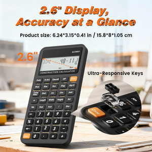 Calculatrice mécanique Newyes pour la construction, les mathématiques, le béton, destinée aux ingénieurs, estimateurs et charpentiers - Product Image 3