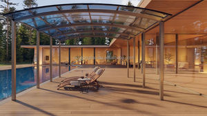 ชุดโครงสร้างหลังคาอลูมิเนียม Makro พร้อมใบรับรอง CB ใช้กันอย่างแพร่หลายสำหรับผู้ซื้อรายใหญ่ในยุโรปและโครงการต่างๆ - Product Image 2