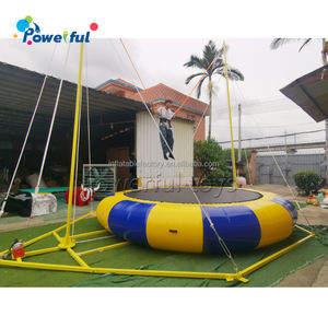 Équipement d'amusement d'approvisionnement d'usine Offre Spéciale saut à l'élastique gonflable de 4 personnes avec le <span class=keywords><strong>trampoline</strong></span> de remorque en vente - Product Image 3