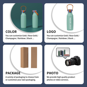   Botella de Agua Deportiva, Termo Aislado de Acero Inoxidable, Botella de Agua de Viaje con Pajita para Gimnasio, Correr y Actividades al Aire Libre - Product Image 3