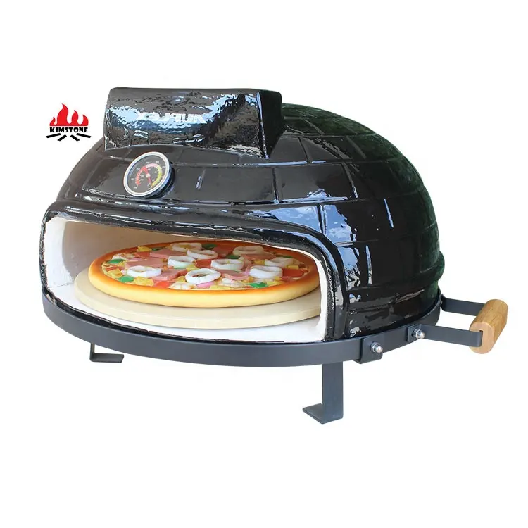 Kimstone 21 Inch Thương Mại Lò Nướng Bánh Pizza Gỗ Ngoài Trời Bắn Gỗ Bánh Pizza Lò Để Bán Nhà Hàng Thiết Bị