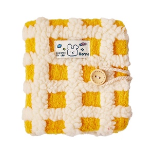 Style coréen INS Wind 3 pouces de grande valeur en cuir à carreaux chaud petit album de cartes à une grille à feuilles mobiles boîte à photos fichier petite <span class=keywords><strong>carte</strong></span> classement - Product Image 5