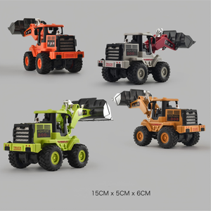 Camion de transport de voitures jouet pour enfants avec rampe mobile, véhicule de transport à rétrofriction pour jeu d'imitation et jeux imaginatifs pour tout-petits - Product Image 6
