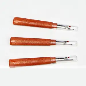 Tailai Seam Ripper Tool Wooden Handle Seam Sewing Thread Ripper Stitch Remover Tool for Embroidery Quilting and Sewing