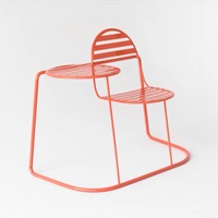 À la mode moderne extérieur fer Art une pièce Table chaise Protection solaire pour parcs Campings lait thé boutiques jardins métal Durable