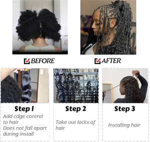 Trenza <span class=keywords><strong>de</strong></span> cabello humano <span class=keywords><strong>de</strong></span> alta calidad, color natural, estilo bohemio, onda profunda, fabricante <span class=keywords><strong>de</strong></span> ondas <span class=keywords><strong>de</strong></span> agua - Product Image 2